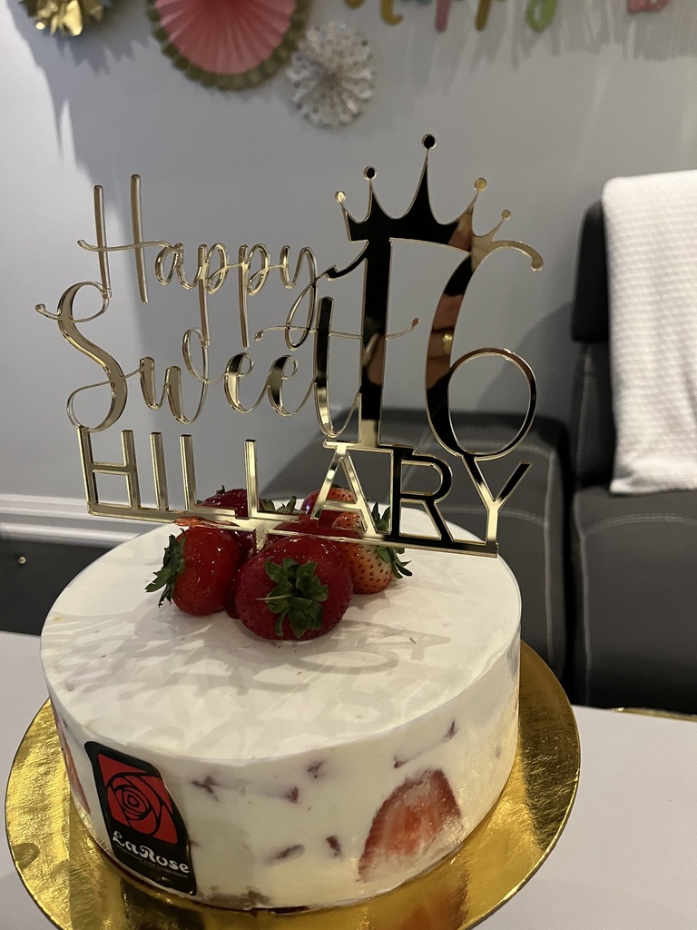 Customized Acrylic Cake topper