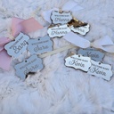 Mirror Acrylic Welcome Baby Tags - 10 Pieces