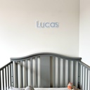 Personalized doble layer Acrylic Wall Name