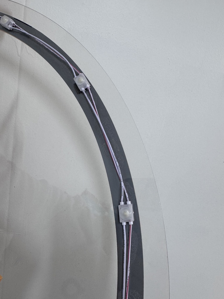 Round Custom Backlit Logo Acrylic Sign