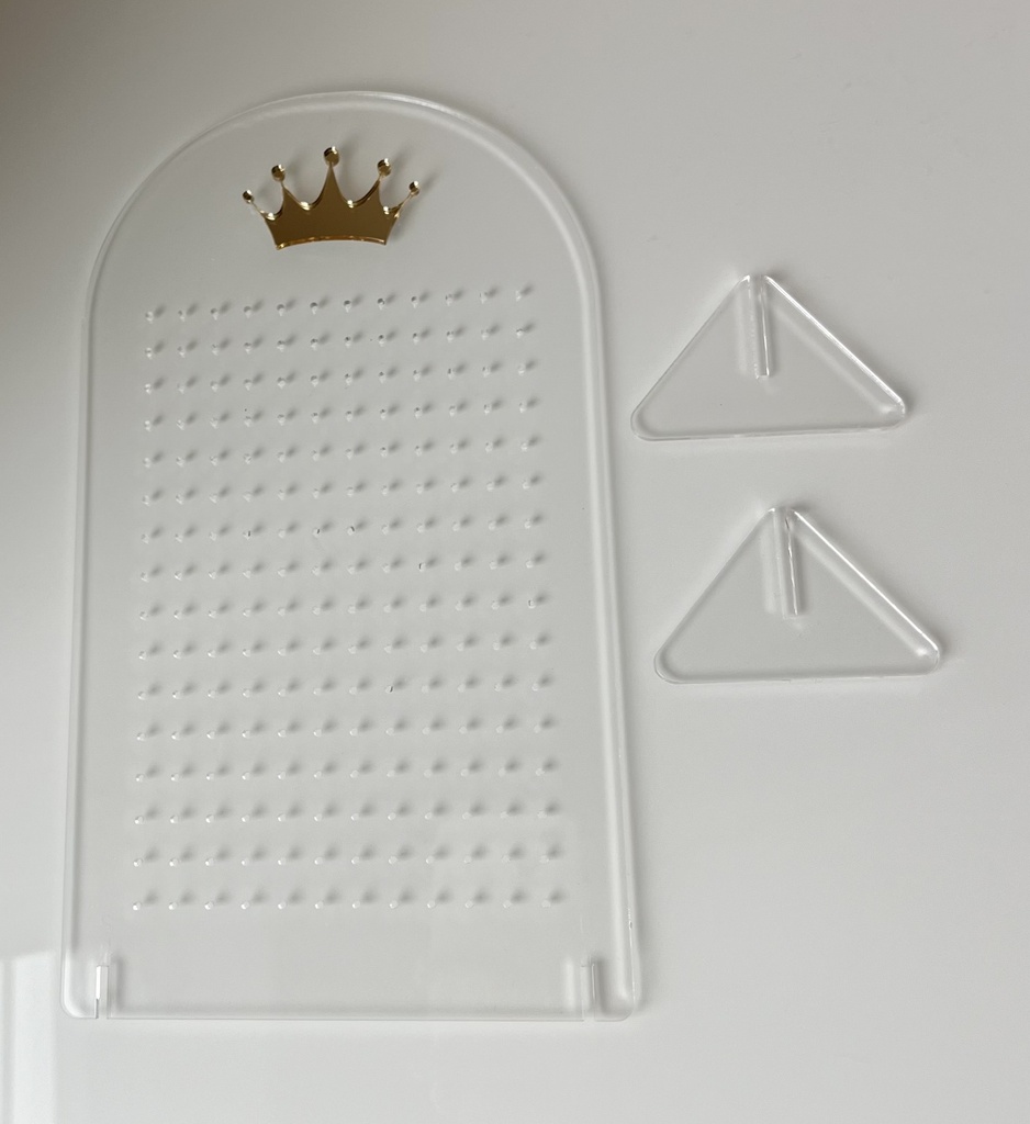 Earring and studs Organizer, Clear Acrylic Stand Display (192 Holes)