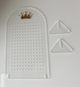 Earring and studs Organizer, Clear Acrylic Stand Display (192 Holes)