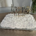 Personalized Acrylic Cake topper to enhance your decoration