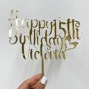 Personalized Acrylic Cake topper to enhance your decoration