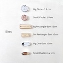 50 PCS-Custom Branding Acrylic Tags | Custom Small Business Tag