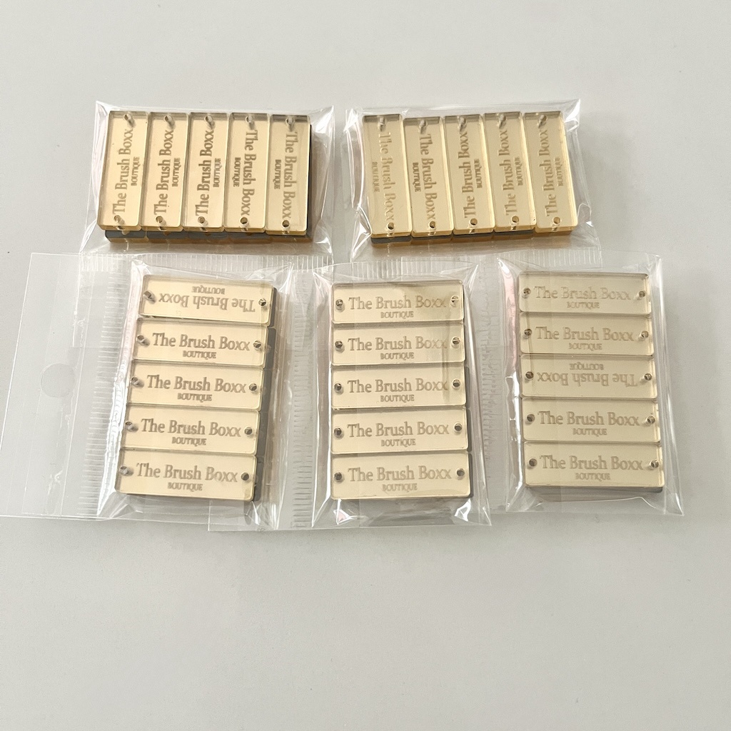 50 PCS-Custom Branding Acrylic Tags | Custom Small Business Tag