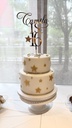Personalized Acrylic Cake Topper