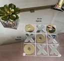 Deco Acrylic Tic Tac Toe Board with Reversibles Tokens