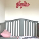 Personalized doble layer Acrylic Wall Name