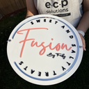 3D Custom Business Logo Sign-Round or Square | Personalized acrylic Sign | Business Name Signage | Wall Business Sign